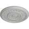 Ekena Millwork Marseille Ceiling Medallion (Fits Canopies up to 4 1/4"), Hand-Painted Frost, 16 1/8"OD x 5/8"P CM16MAFRF - alternate 3